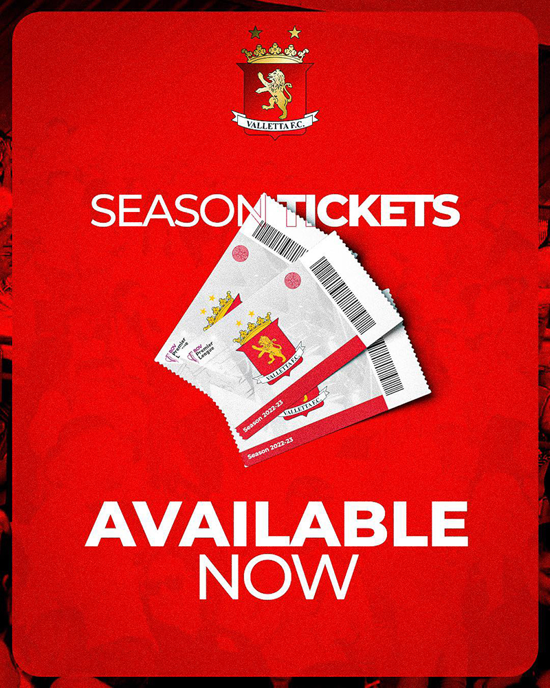 Valletta FC season Tickets